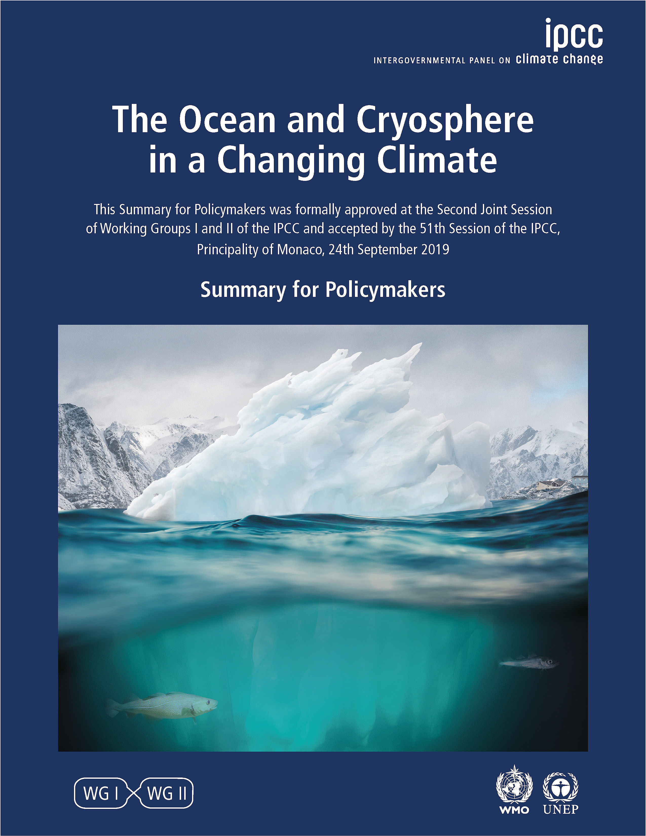 IPCC Special Report on the Ocean and Cryosphere in a Changing Climate